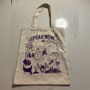 Taylor Swift Speak Now Tote Bag